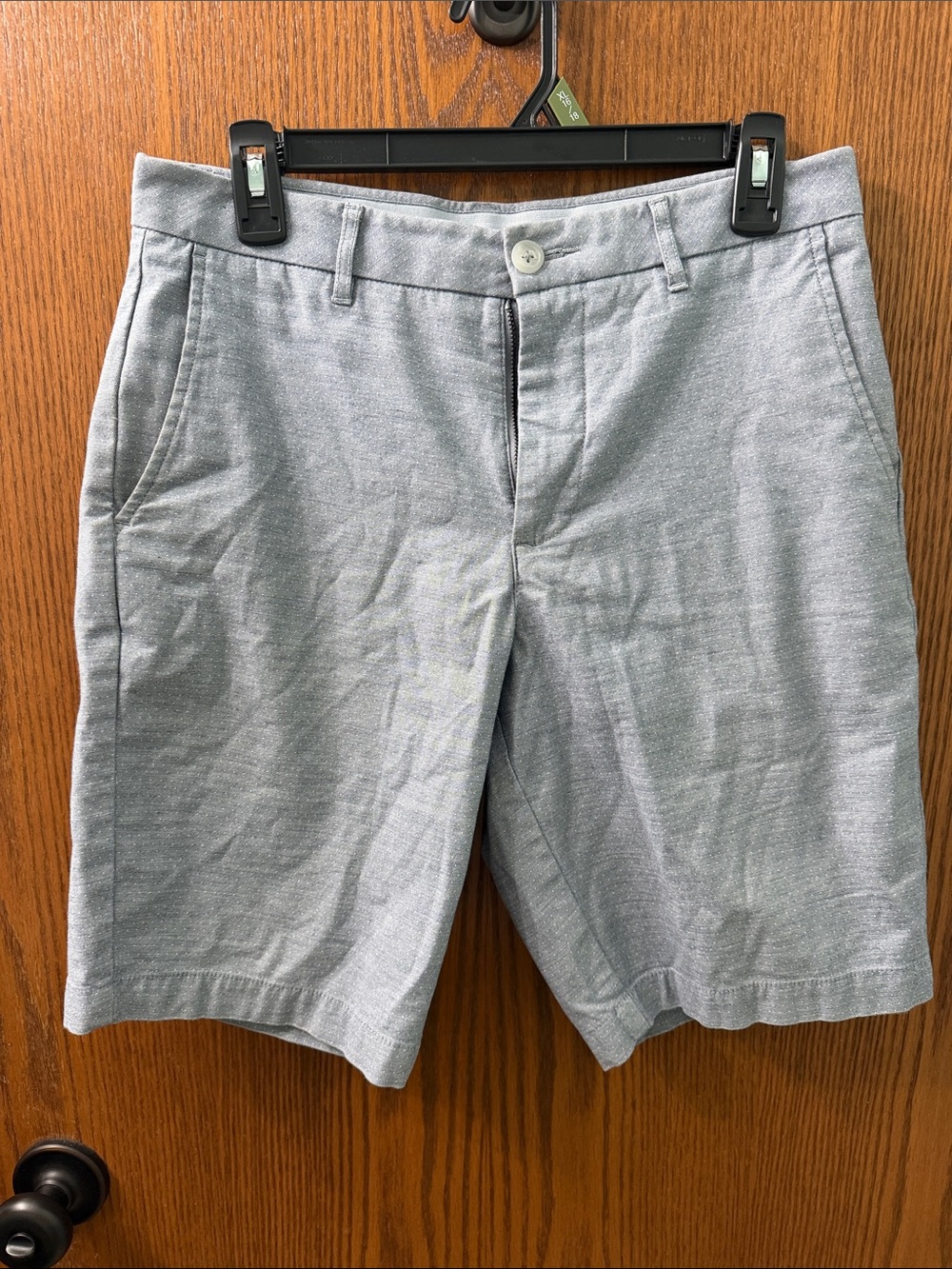 Men's Casual Blue with small white polka dots Shorts - Clean Everyday Style